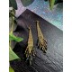 Gold and Multicolour Chandelier Earrings