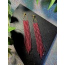 Pink Fringe XL Earrings