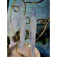 Pastel Long Fringe Earrings